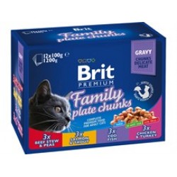 Brit Family Plate Karışık Konserve Kedi Maması 12 x 100 gr