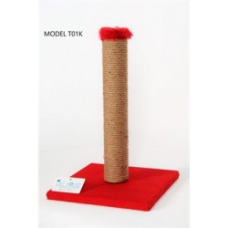 Cat Hause T01 Kedi Tırmalama Kırmızı 42 Cm