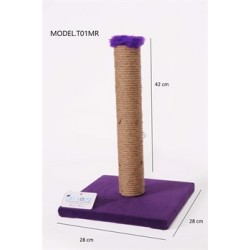 Cat Hause T01 Kedi Tırmalama Mor 42 Cm