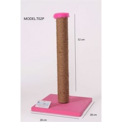 Cat Hause T02 Kedi Tırmalama Pembe 52 Cm