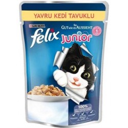 Felix Junior Tavuklu Yavru Kedi Konservesi 100 Gr