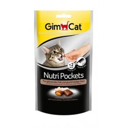 Gimcat Kedi Ödül Tableti Nutri Pockets Tavuk Biotin 60 gr