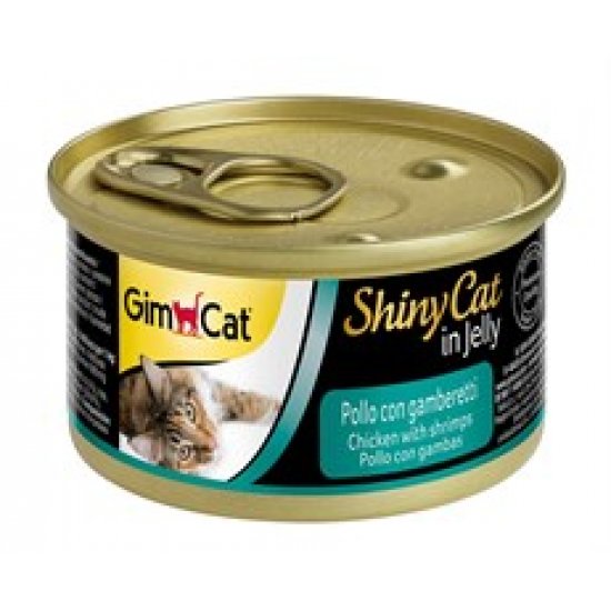 Gimcat Shinycat Tavuklu Karidesli Kedi Konservesi 70 gr