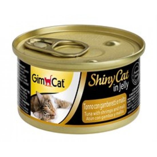 Gimcat Shinycat Tuna Balikli Karidesli Malt 70gr