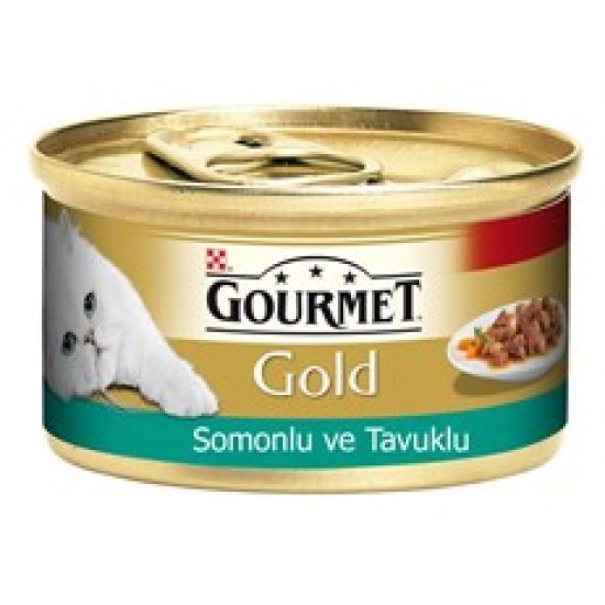 Gourmet Gold Somon ve Tavuklu Konserve 85 gr