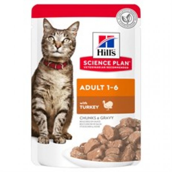 Hills Adult Hindili Pouch Yetişkin Kedi Konservesi 85 Gr