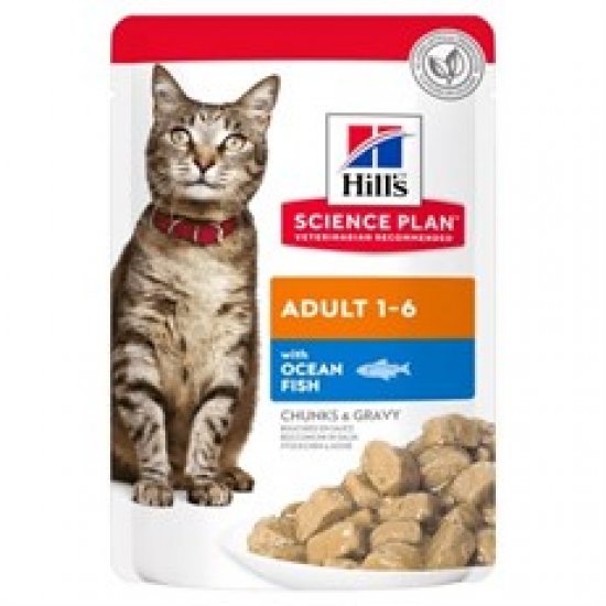 Hills Adult Okyanus Balıklı Pouch Yetişkin Kedi Konservesi 85 Gr