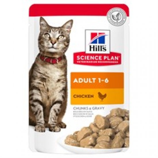 Hills Adult Tavuklu Pouch Yetişkin Kedi Konservesi 85 Gr