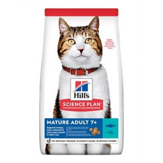 Hills Mature +7 Ton Balıklı Yaşlı Kedi Maması 1.5 Kg