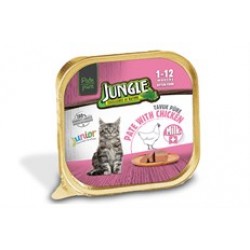 Jungle Yavru Kedi 100g Sütlü Tavuk Ezme Pate