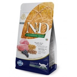 N&D Düşük Tahıllı Kuzu Etli Yetişkin Kedi Maması 1.5 Kg