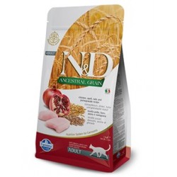 N&D Düşük Tahıllı Tavuk ve Narlı Yetişkin Kedi Maması 5 Kg