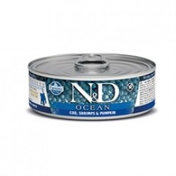 N&D Ocean Morina Balık ve Karidesli Kedi Konservesi 80 Gr