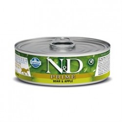 N&D Prime Domuzlu ve Elmalı Kedi Konservesi 80 Gr