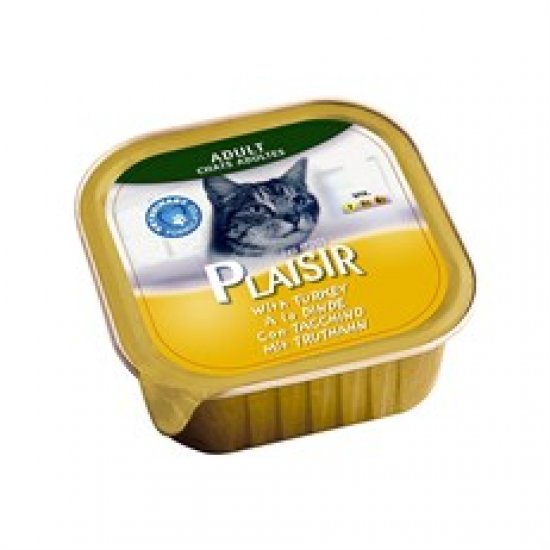 Plaisir Hindili Pate Kedi Konservesi 100 Gr