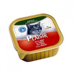 Plaisir Sığır Etli Pate Kedi Konservesi 100 Gr