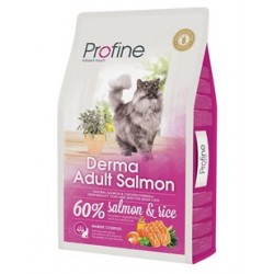 Profine Düşük Tahıllı Derma Somonlu Yetişkin Kedi Maması 10 Kg