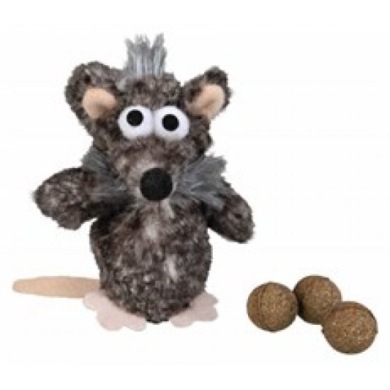 Trixie Kedi Oyuncağı, Fare Ve Kediotu Topları 3 Ad