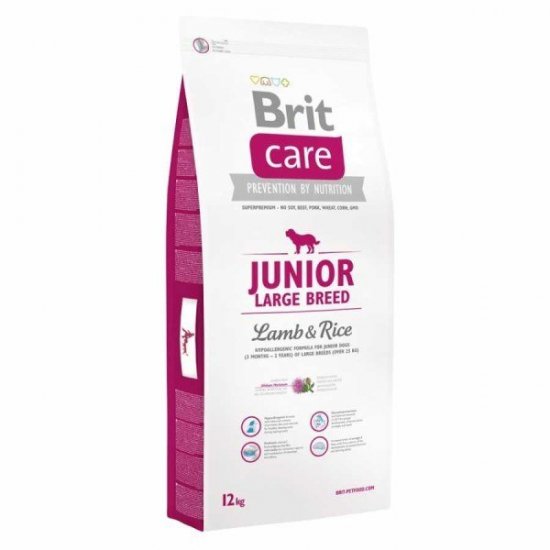 Brit Care Junıor Large Breed Lamb Rice 12 kg