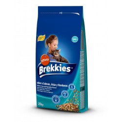 Brekkies Mix Somonlu Ton Balıklı Yetişkin Kedi Maması 20 kg