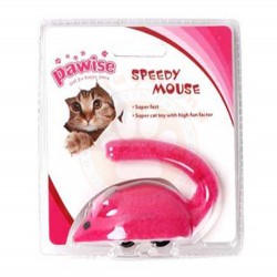 Pawise Kurmalı Fare Kedi Oyuncağı Pembe 8 cm