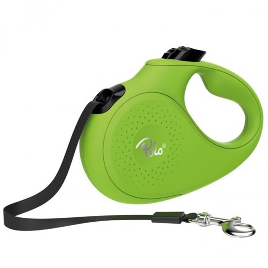 Polo Solid Makaralı Otomatik Tasma M 5 Metre - 25 kg Yeşil Polo Solid Makaralı Otomatik Tasma M 5 Metre - 25 kg Yeşil