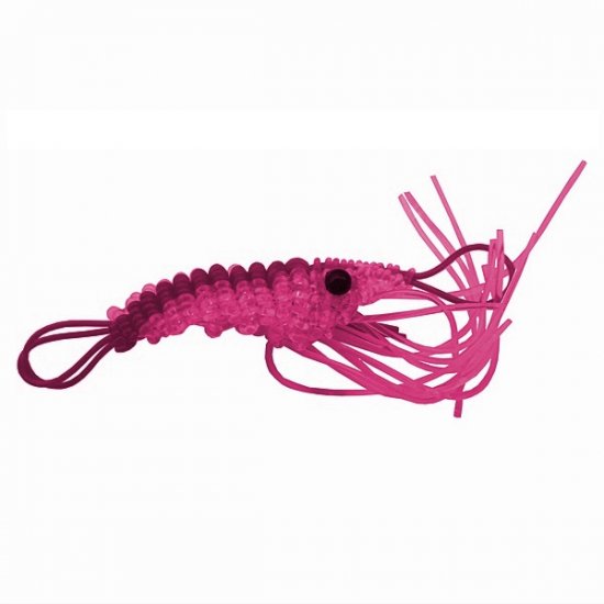 Karlie Kedi Oyuncağı Plastik Karides 6 cm Pembe